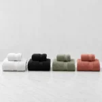 Fair Textile Luxe Textured Towel Set - Image 2