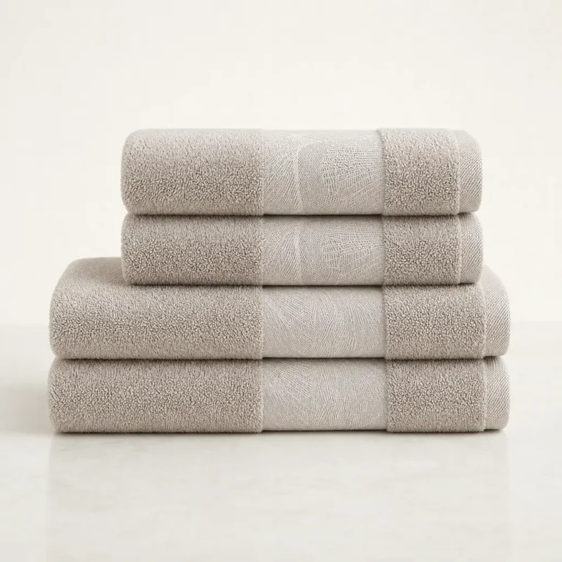 Serenity Textured Towel Set of 4