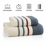 Signature Stripe Towel Set - Image 4