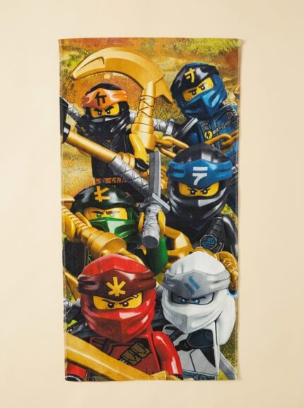 Ninjago kids printed bath towel